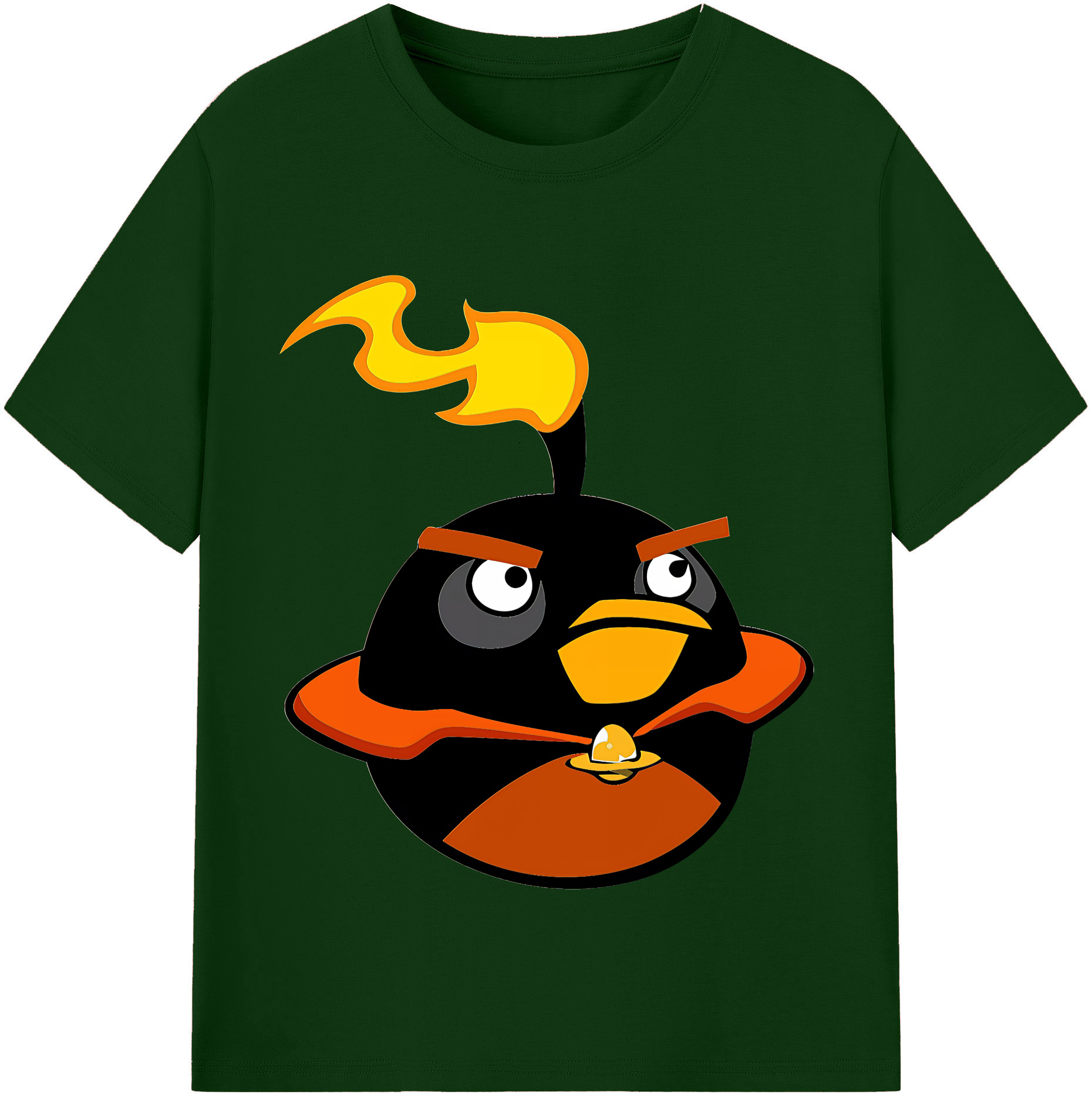 （画像用） Angry Birds アングリーバード 綿100％半袖Tシャツ（フロントプリント）
